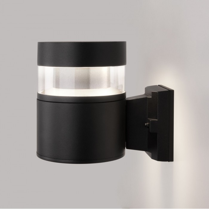 21530 черный TECHNO LED Уличный настенный светодиодный светильник IP54 Электростандарт