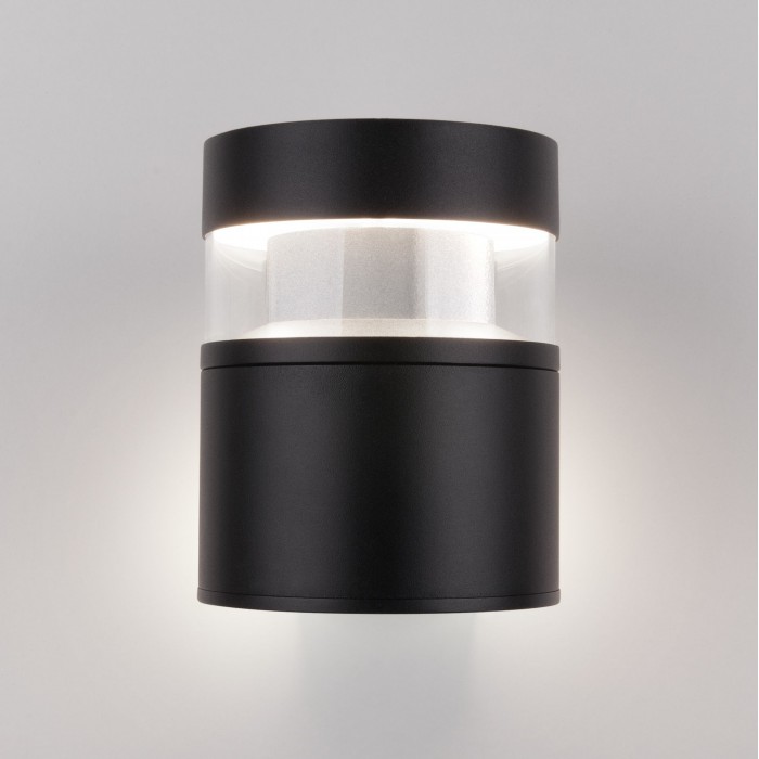 21530 черный TECHNO LED Уличный настенный светодиодный светильник IP54 Электростандарт