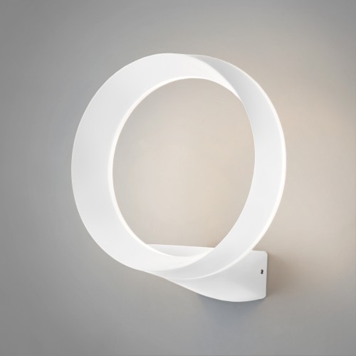  1710 TECHNO LED Ring белый уличный настенный светодиодный светильник Электростандарт