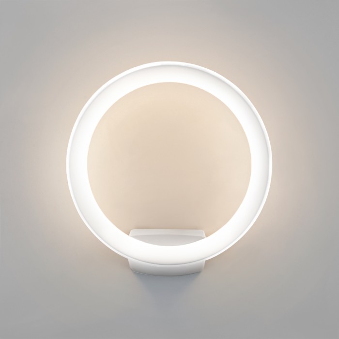 1710 TECHNO LED Ring белый уличный настенный светодиодный светильник Электростандарт