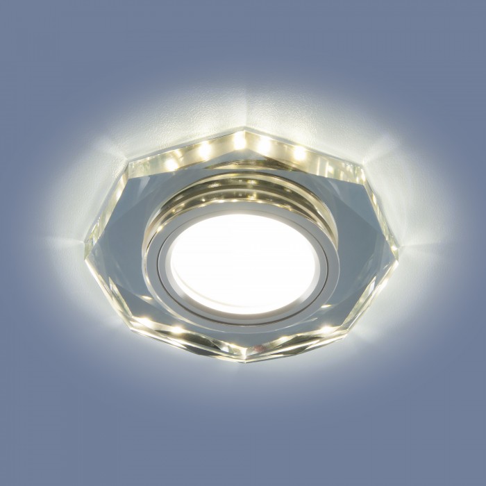 12226 MR16 SL зеркальный/серебро Встраиваемый точечный светильник со светодиодной подсветкой