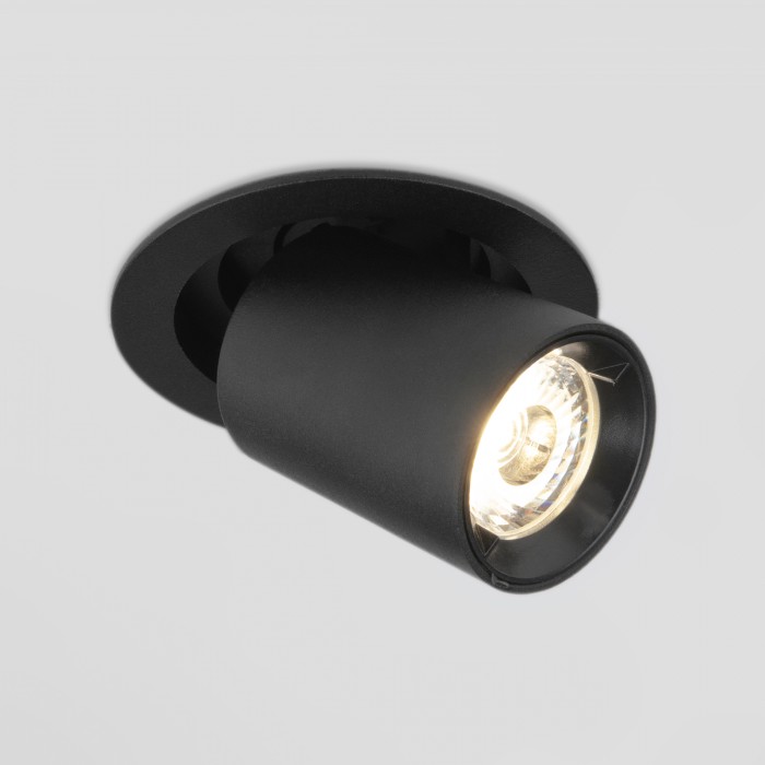 19917 LED 10W 4200K черный матовый Встраиваемый точечный светодиодный светильник