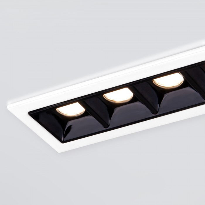 29922 LED 20W 4200K белый/черный Встраиваемый точечный светодиодный светильник Elektrostandart
