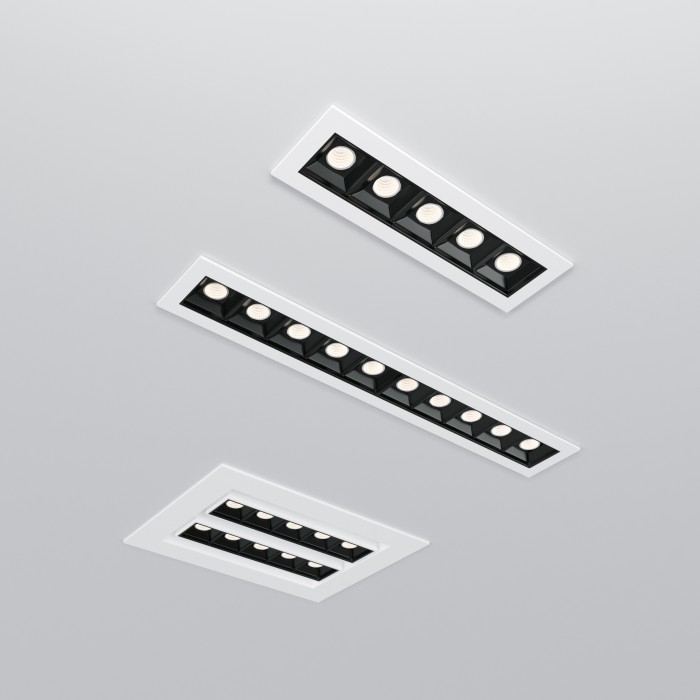 29922 LED 20W 4200K белый/черный Встраиваемый точечный светодиодный светильник Elektrostandart
