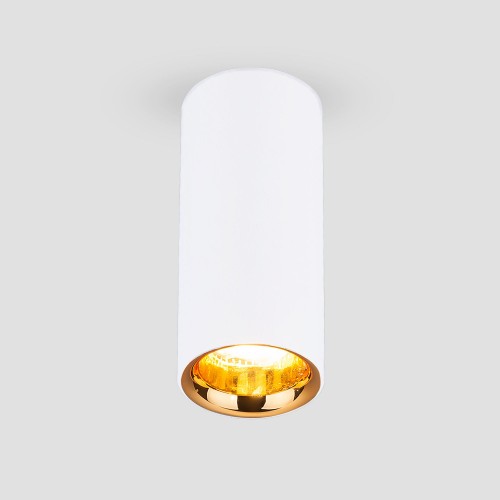 DLR030 12W 4200K белый матовый/золото Накладной акцентный светодиодный светильник Электростандарт