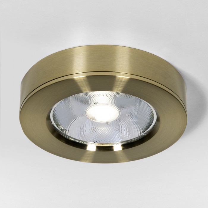 Накладной точечный светодиодный светильник DLS030 бронза Elektrostandart