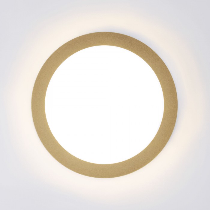 Встраиваемый светодиодный светильник цвета золото матовое DSKR80 5W Электростандарт