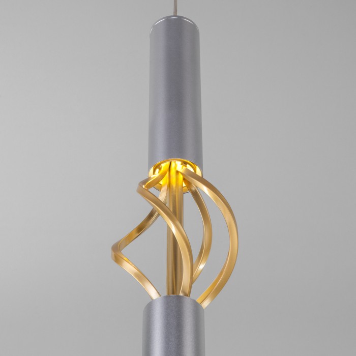 Подвесной светильник 50191/1 LED матовое серебро/матовое золото Eurosvet