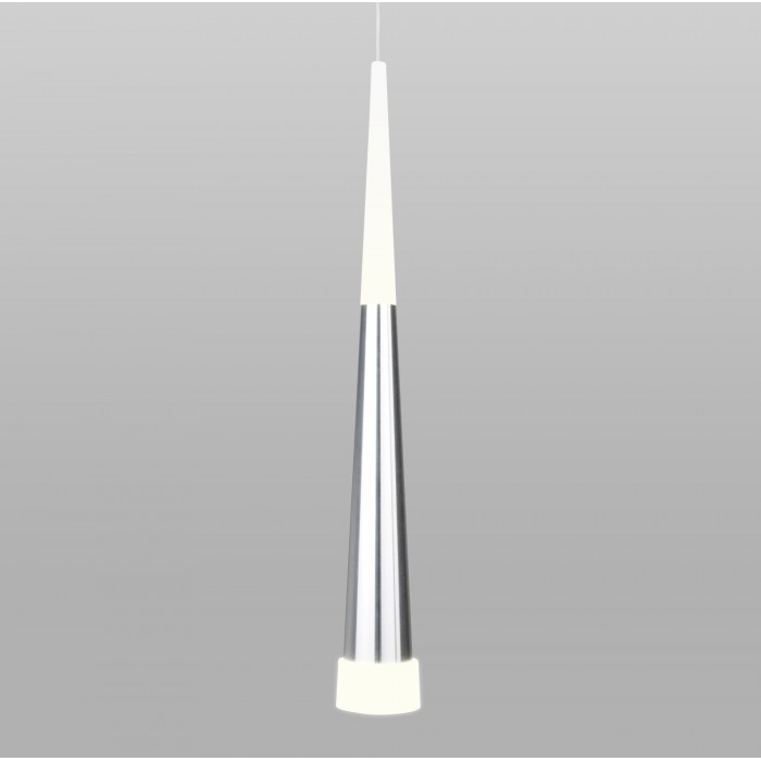 Светодиодный подвесной светильник DLR038 7+1W 4200K хром