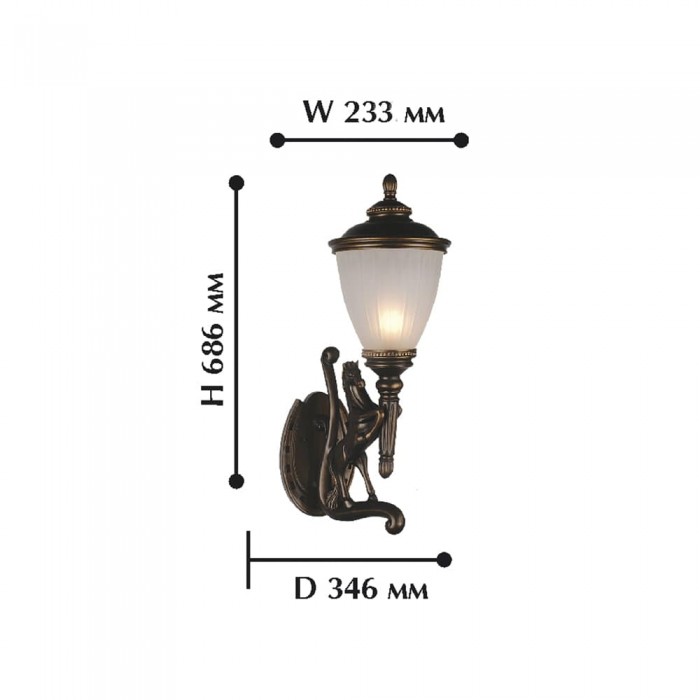 Настенный уличный светильник 1334-1W Favourite