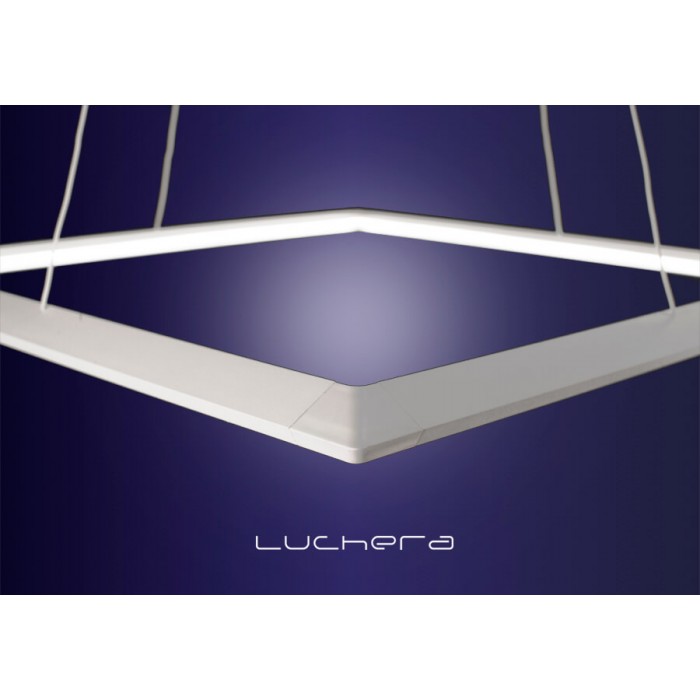 2Подвесной светодиодный светильник со стороной квадрата 70 см TLCU1-70-01 серый Лючера