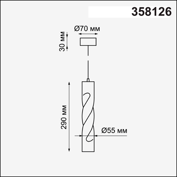 2Накладной светодиодный светильник 358126 ARTE