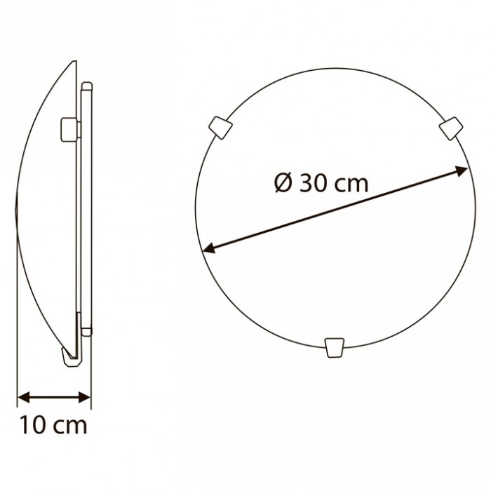 2Настенно-потолочный светильник A3430AP-1CC  SYMPHONY  ARTE LAMP