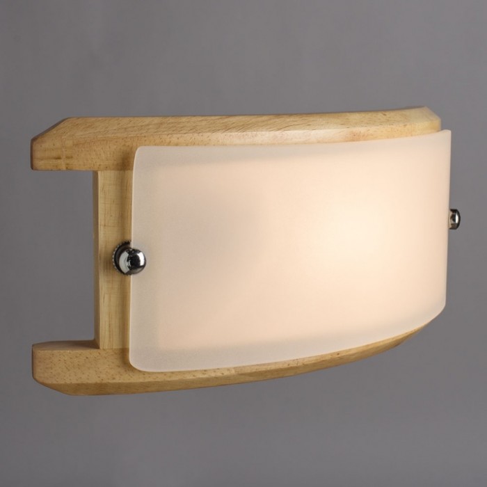 2Светильник настенный A6460AP-1BR ARCHIMEDE Arte Lamp с янтарным плафоном