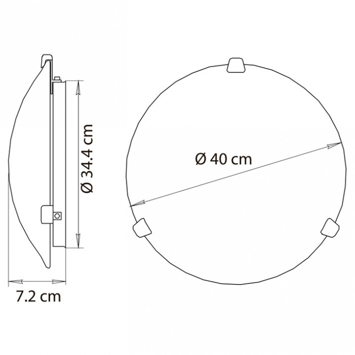 2Настенно-потолочный светильник A3720PL-3CC  PLAIN  ARTE LAMP