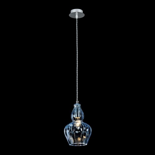 MOD238-PL-01-BL Подвесной светильник Eustoma голубой